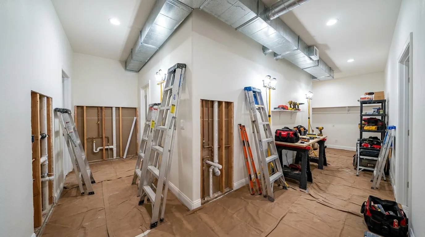 Plumbing install
