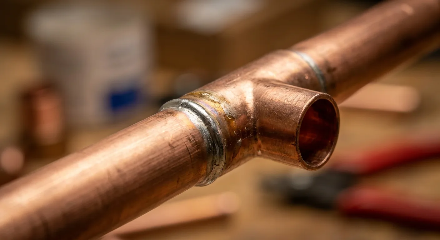Copper plumbing joints